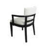Allyson Dining Arm Chair, Sleek Black - Image 4