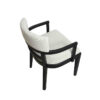 Allyson Dining Arm Chair, Sleek Black - Image 6