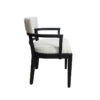 Allyson Dining Arm Chair, Sleek Black - Image 7
