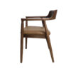 Bergen Leather Arm Chair, Brown Oak - Image 2