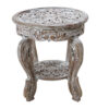 Exquisite Hand-Crafted Round Accent Table, MSI 828 - Image 2