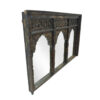 Triple Arch Wall Mirror MSI 835, Charred Black - Image 3