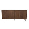 Easton 4 Door Arched Front Sideboard, Cocoa Brown - Image 6