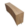 Easton 4 Door Arched Front Sideboard, Cocoa Brown - Image 4