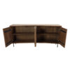 Easton 4 Door Arched Front Sideboard, Cocoa Brown - Image 5