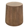 Sicily Round Accent Table, Cocoa Brown