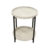 Caney Round Accent Table, Weathered Bone - Image 4
