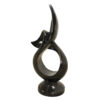 Abstract Sculpture 26" Tall Black Terrazzo, RIS 862 - Image 3