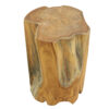 Impressive Teak Log Accent Table 28" Tall, DA 9 - Image 2