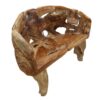 Captivating Organic Teak Wood Bench, JS 329 - Image 6