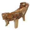 Captivating Organic Teak Wood Bench, JS 329 - Image 4