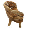 Captivating Organic Teak Wood Bench, JS 329 - Image 5