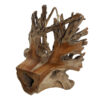 Freeform Natural Teak Root Wood Bench, JS 430 - Image 3