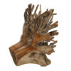 Freeform Natural Teak Root Wood Bench, JS 430 - Image 4
