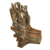 Freeform Natural Teak Root Wood Bench, JS 430 - Image 6
