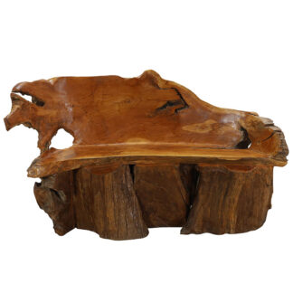 Extraordinary Solid Teak Wood Bench, JS 80