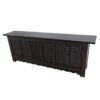 Ludwig 99" Six Door Sideboard, Aged Black - Image 2