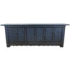 Ludwig 99" Six Door Sideboard, Aged Blue