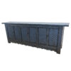 Ludwig 99" Six Door Sideboard, Aged Blue - Image 4