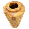 Hand-Crafted 32" Floor Vase, Natural Teak, RIS 850 - Image 3