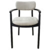 Lilla Dining Arm Chair, Vintage Black