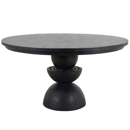 Merla 54" Dining Table, Dalila Ebony - Image 2