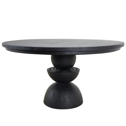 Merla 54" Dining Table, Dalila Ebony - Image 4