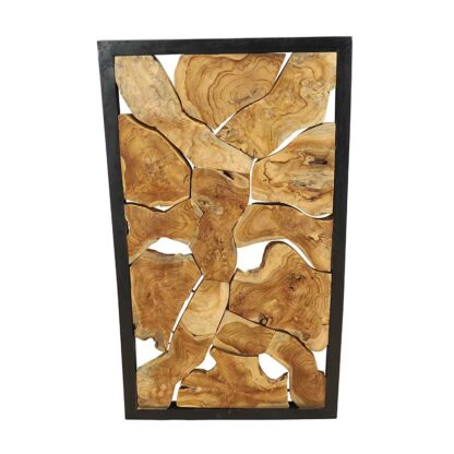 Artful Teak Wood Slice Wall Decor, RIS 854 - Image 2