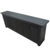 Lombok 102" Hand Carved Sideboard, Ebony - Image 3