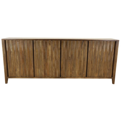 Ledger 94" Four Door Sideboard, Sienna Brown - Image 2