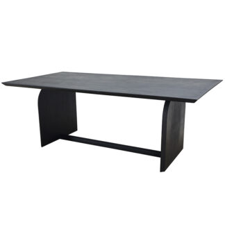 Monfort 84" Dining Table, Hand-Finished Ebony