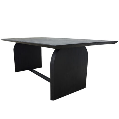 Monfort 84" Dining Table, Hand-Finished Ebony - Image 4