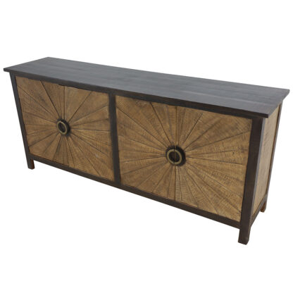 Moretti Four Door Sideboard with Hand-Carving - Image 4