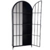 Piero Arched Display Cabinet, Matte Black - Image 4