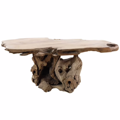 Natural Organic Teak Coffee Table, DA 86 - Image 12