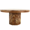 Incredible Handcrafted Solid Teak 60" Dining Table, DA 92 - Image 2