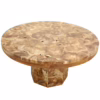 Incredible Handcrafted Solid Teak 60" Dining Table, DA 92 - Image 4