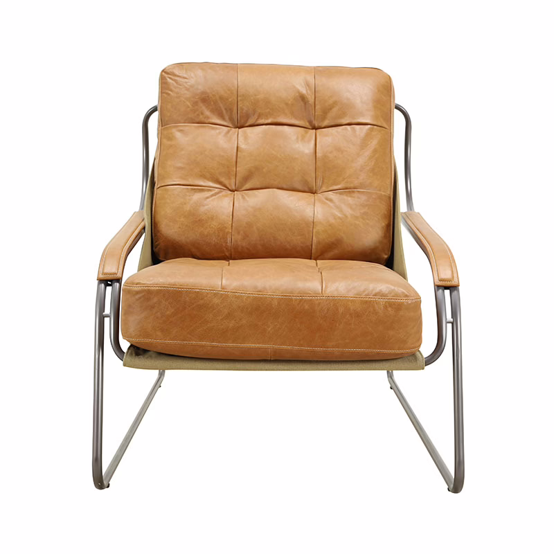 Julian Leather Lounge Chair 2 Julian Leather Lounge Chair - Image 2