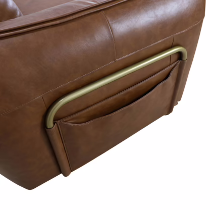 Merrill 102" Top-Grain Leather Sofa, Ashby Brown - Image 6