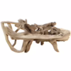 Beautiful Natural Teak Root Bench, RIS 874B