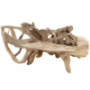 Beautiful Natural Teak Root Bench, RIS 874B - Image 2