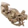 Impressive Solid Teak Root Bench, RIS 874F - Image 5