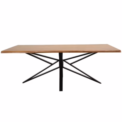 Alsen 80'' Live Edge Dining Table, Warm Brown - Image 3