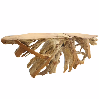 Colossal 110" Teak Root Console Table, DA 72 - Image 4