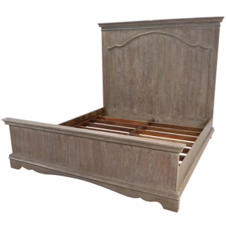 Gloucester Handcrafted King Bed, Brushed Smoke