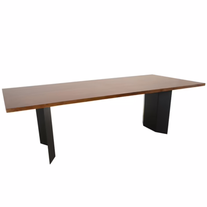 Kalmar 96'' Dining Table, Warm Brown - Image 4
