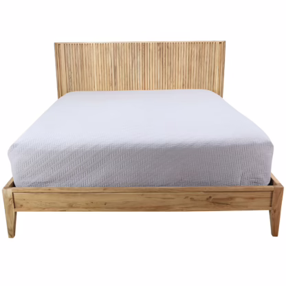 Langston Handcrafted Solid Wood King Bed - Image 5