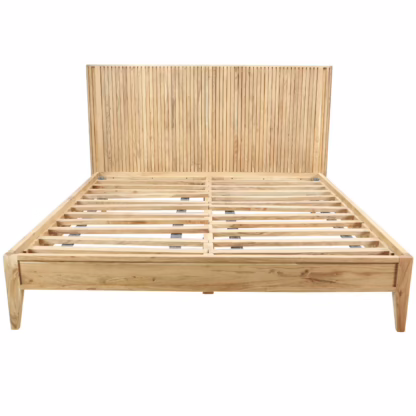 Langston Handcrafted Solid Wood King Bed - Image 2
