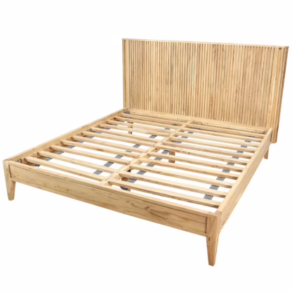 Langston Handcrafted Solid Wood King Bed - Image 3