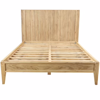 Langston Handcrafted Solid Wood Queen Bed